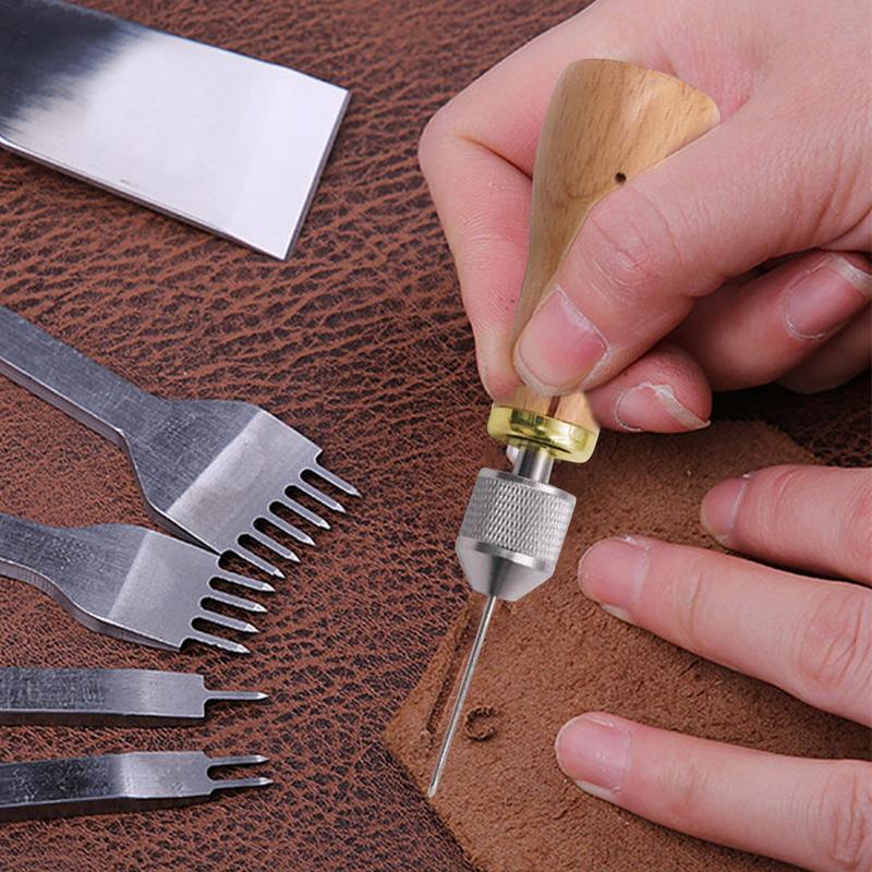 Leather Working Tool Kit Uphol - Leatherwork Beginner Tools 评论和价格