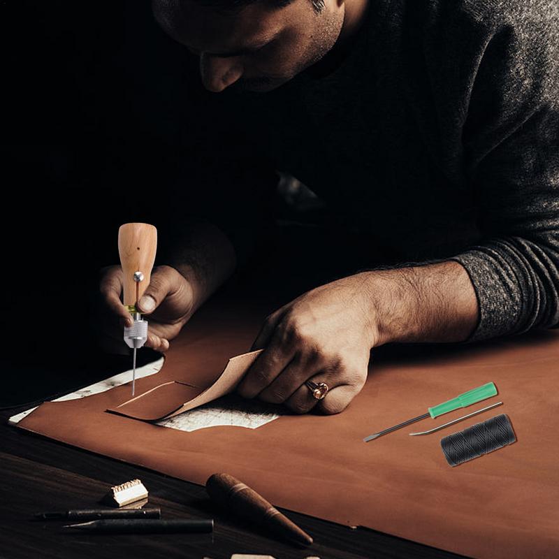 Leather Working Tool Kit Uphol - Leatherwork Beginner Tools 评论和价格