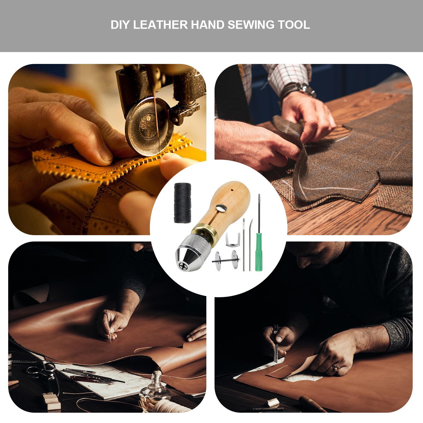 Leather Working Tool Kit Uphol - Leatherwork Beginner Tools 评论和价格