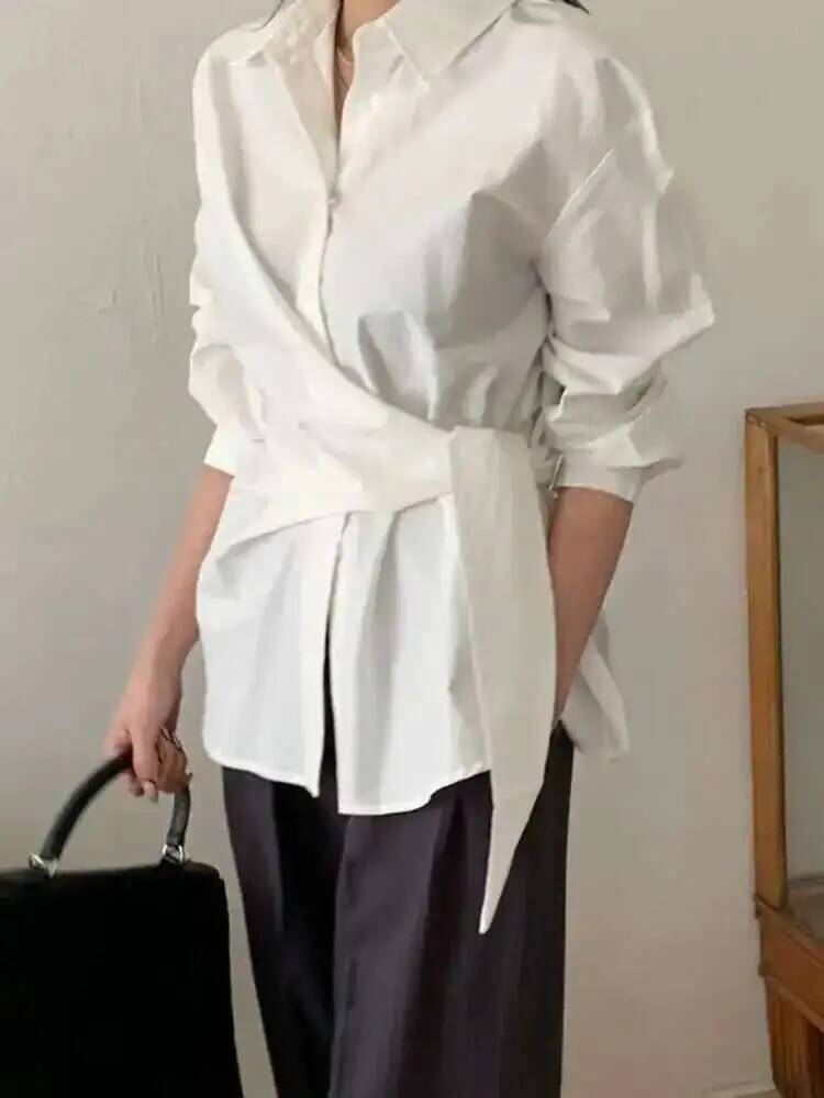 Style Temperament French Shirt - Leatherwork In French 评论和价格