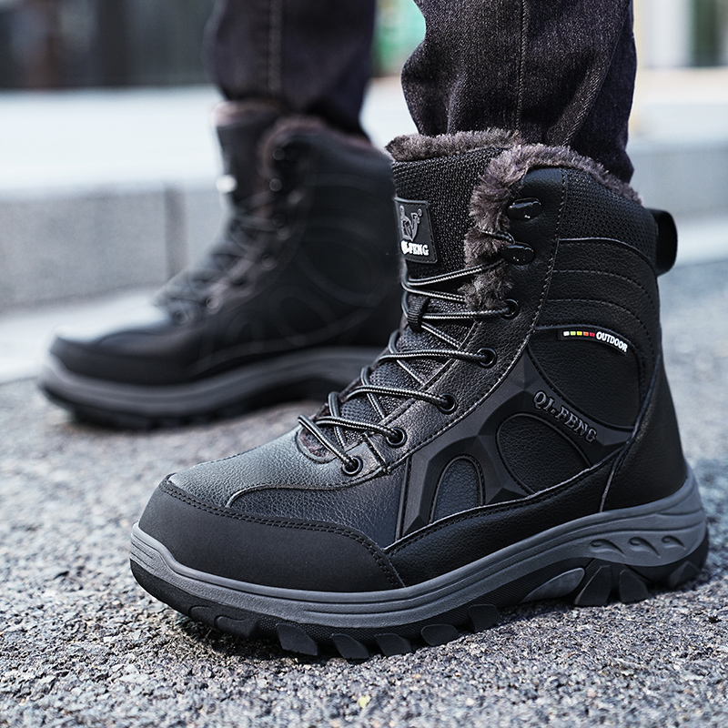 Outdoor Hiking Boots Plus Size - Leatherwork Training 评论和价格