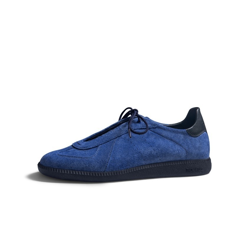 Luxury Cowhide Sneakers Blue C - Leatherwork Training 评论和价格