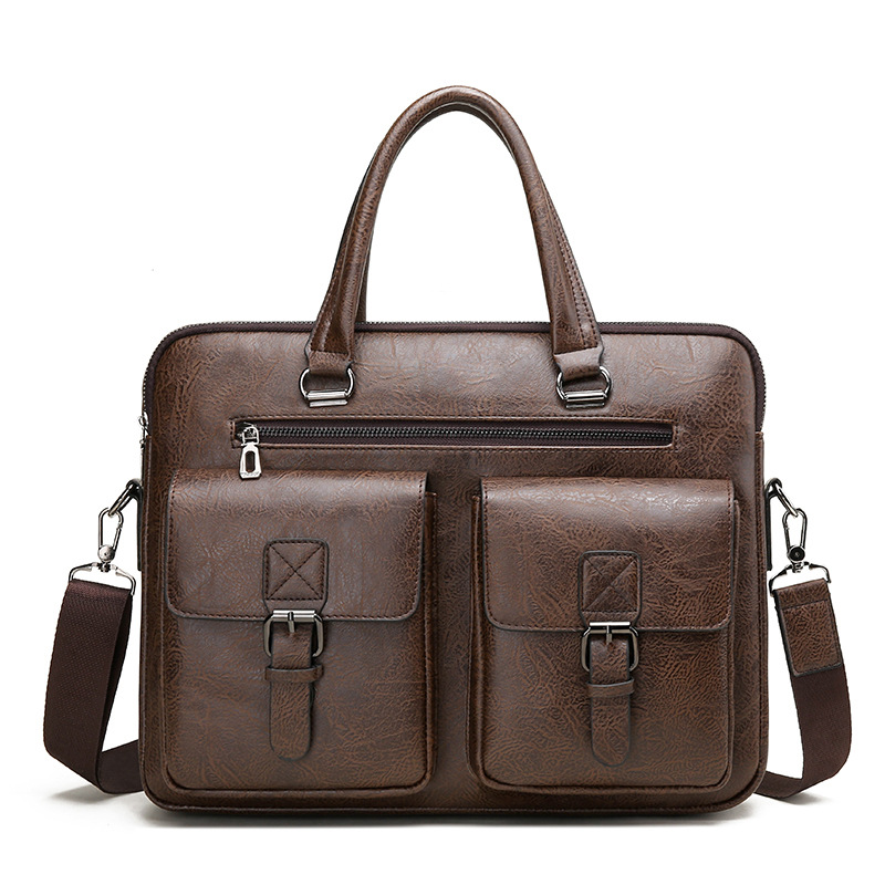 Luxury Brand Man Business Brie - Leatherwork Bag 评论和价格