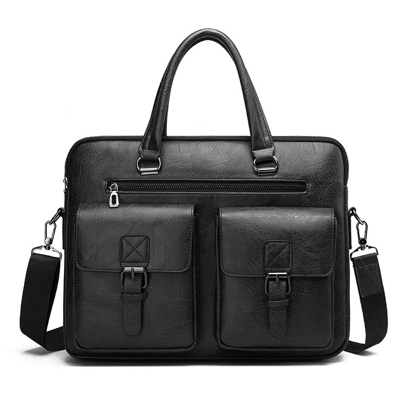 Luxury Brand Man Business Brie - Leatherwork Bag 评论和价格