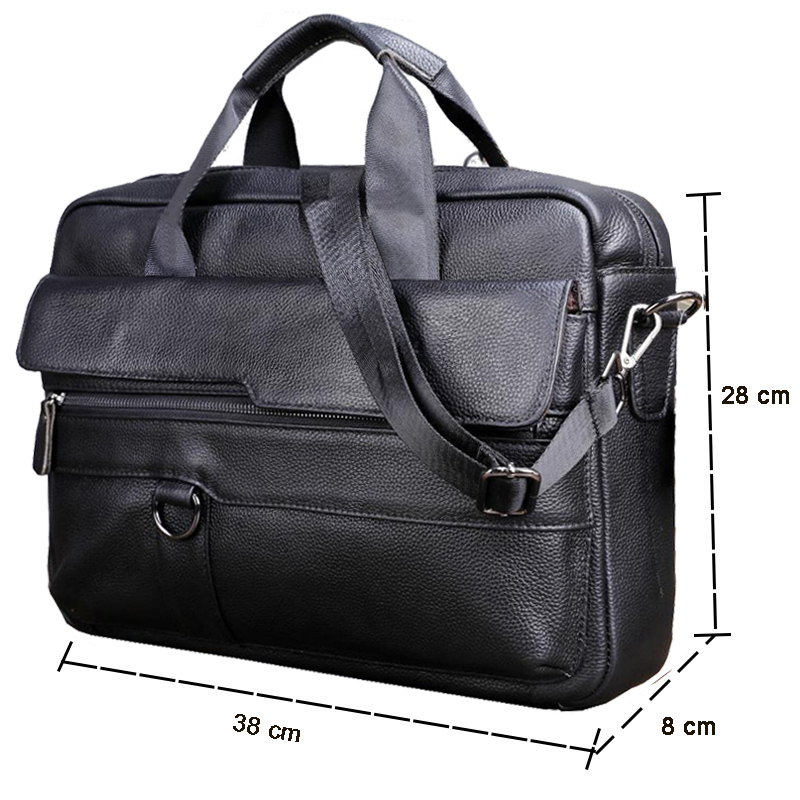 Large Men's Genuine Leather Ha - Leatherwork Bag 评论和价格