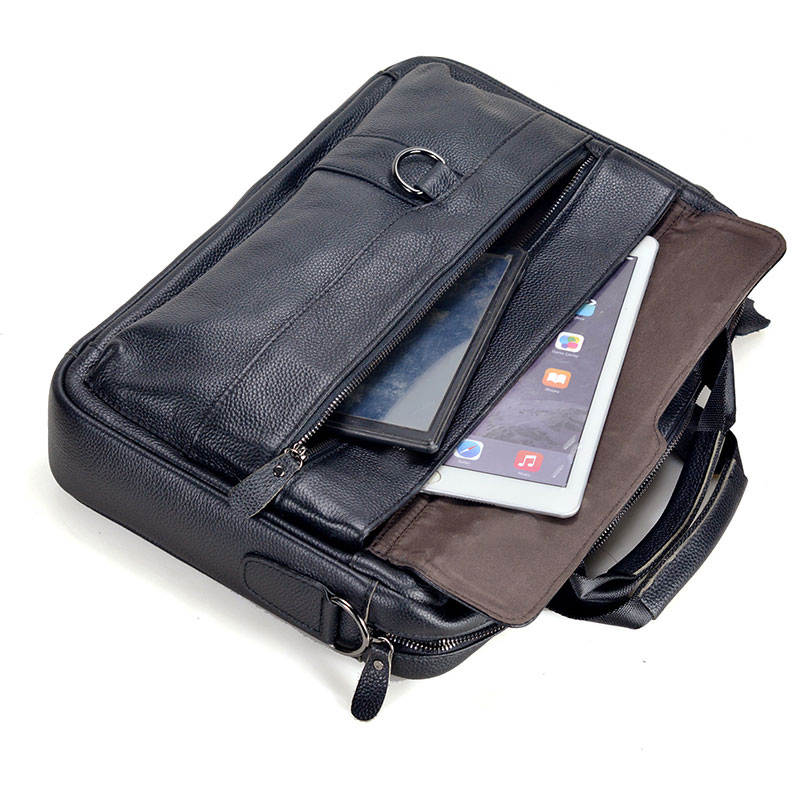 Large Men's Genuine Leather Ha - Leatherwork Bag 评论和价格