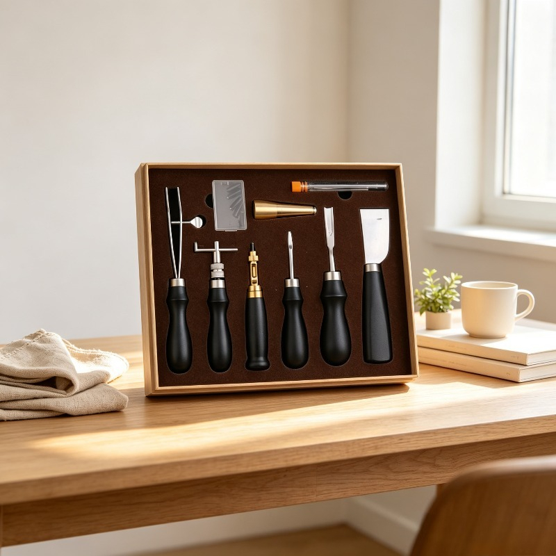 Complete Leather Hand Sewing K - Leatherwork Beginner Tools 评论和价格