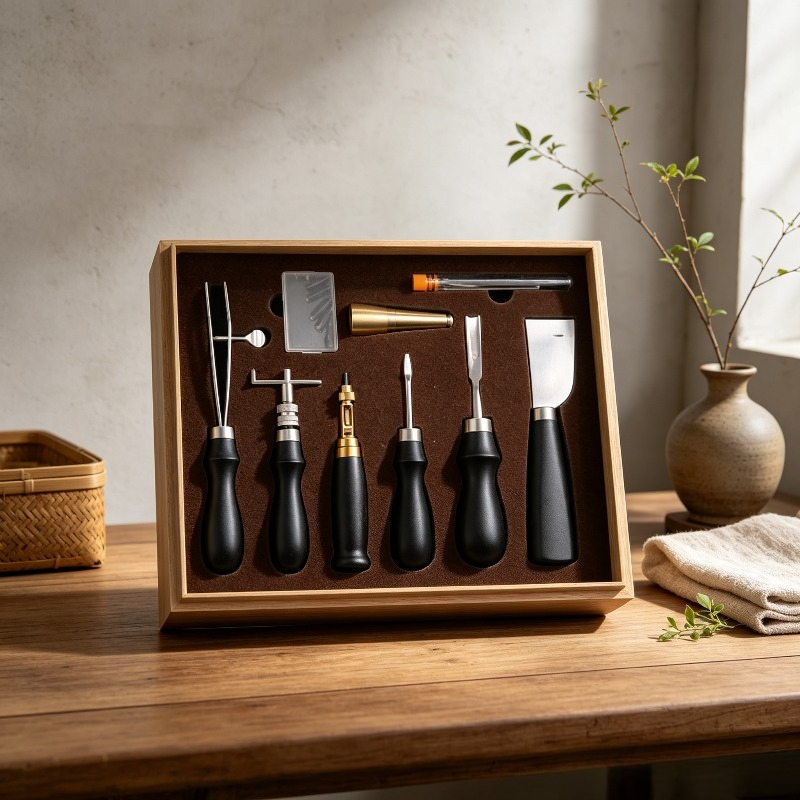 Complete Leather Hand Sewing K - Leatherwork Beginner Tools 评论和价格