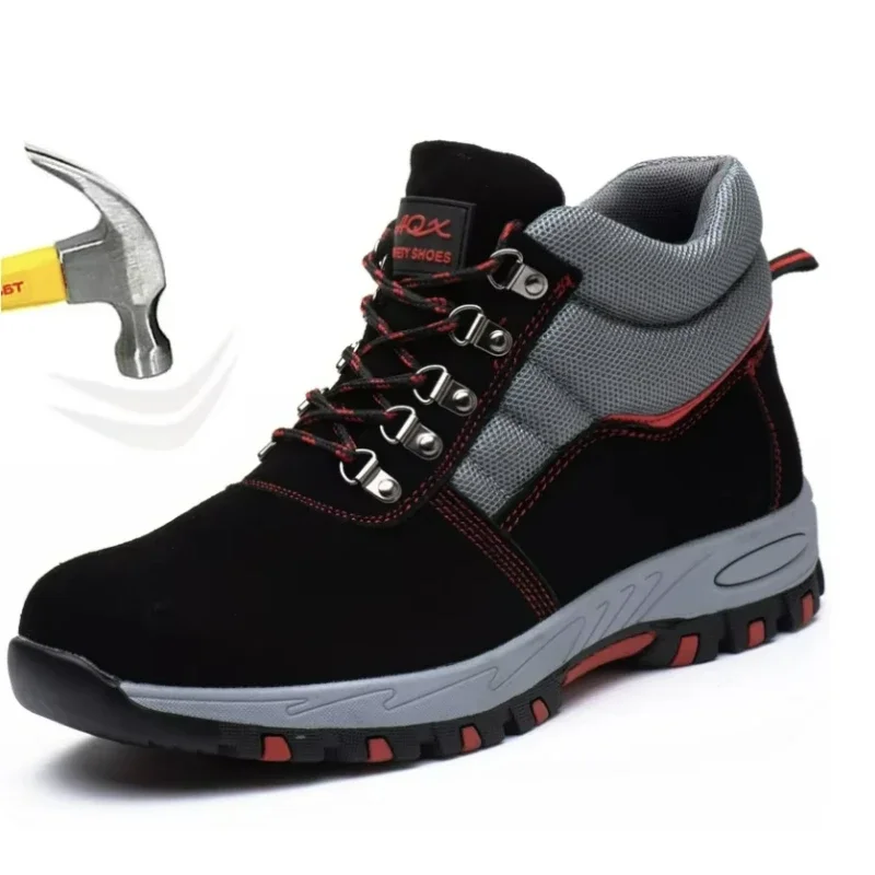 High Quality Men Safety Boots  - Leather Work Flats 评论和价格