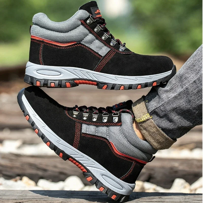 High Quality Men Safety Boots  - Leather Work Flats 评论和价格