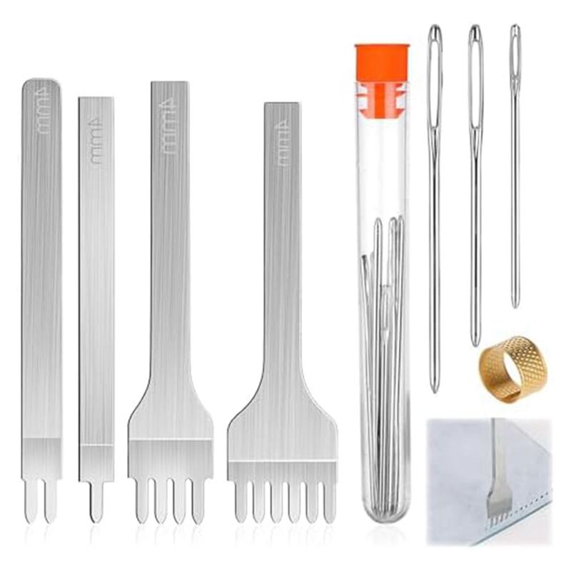 ABHI-14Pcs Leather Working Too - Leatherwork Beginner Tools 评论和价格