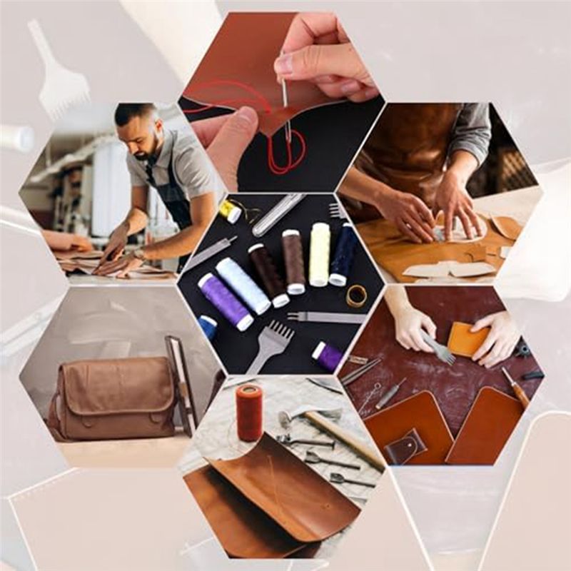 ABHI-14Pcs Leather Working Too - Leatherwork Beginner Tools 评论和价格