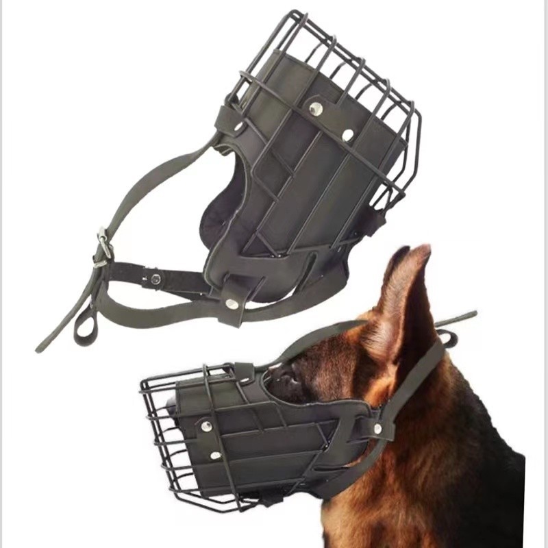 Mouth Cage German Shepherd Dog - Leatherwork Training 评论和价格