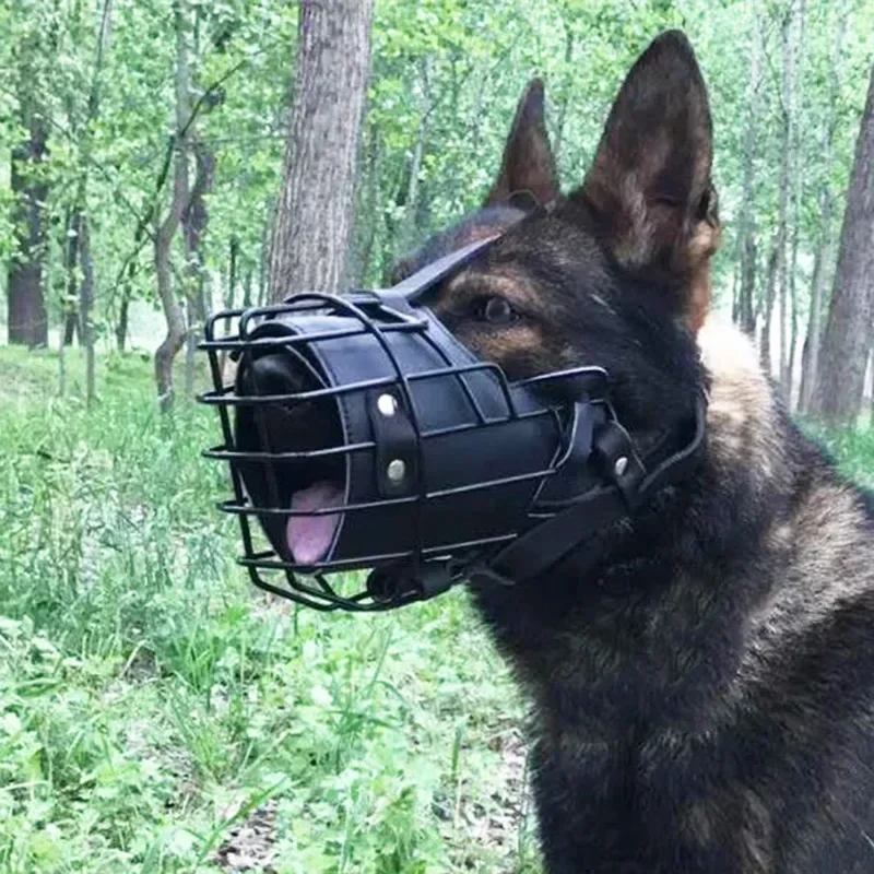 Mouth Cage German Shepherd Dog - Leatherwork Training 评论和价格