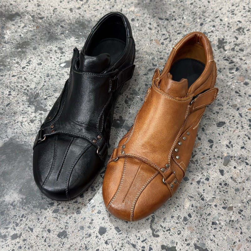 Handmade Washed Rivet Motorcyc - Leatherwork Training 评论和价格