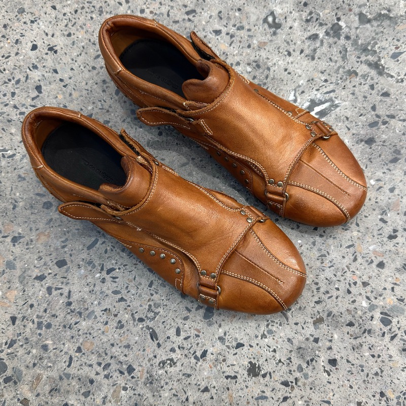 Handmade Washed Rivet Motorcyc - Leatherwork Training 评论和价格