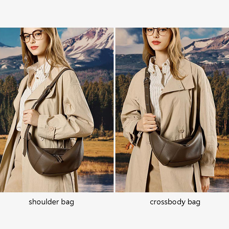 Luxury Genuine Leather Crossbo - Leather Work Handbags For Women 评论和价格