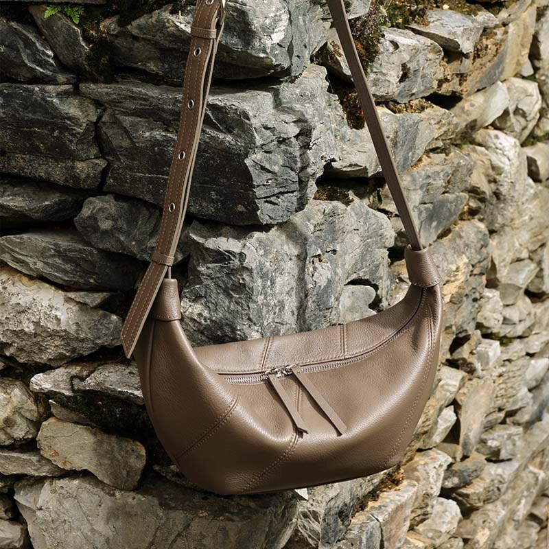 Luxury Genuine Leather Crossbo - Leather Work Handbags For Women 评论和价格