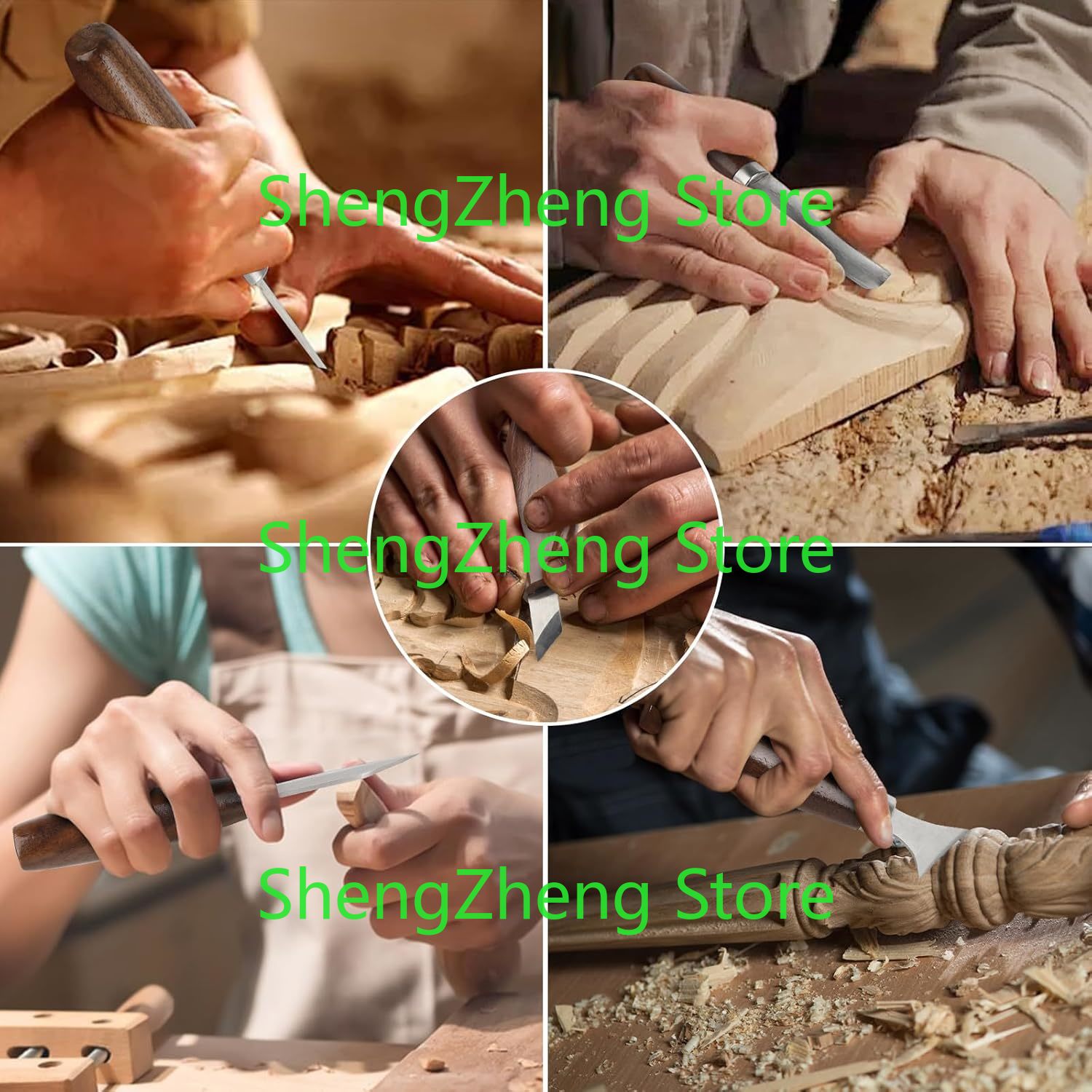 Wood Carving Tools Sets Kit  W - Leatherwork Beginner Tools 评论和价格
