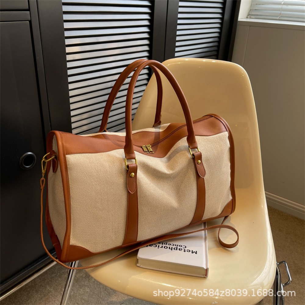 2026 Vintage Canvas & PU Leath - Leather Work Duffle Bag 评论和价格