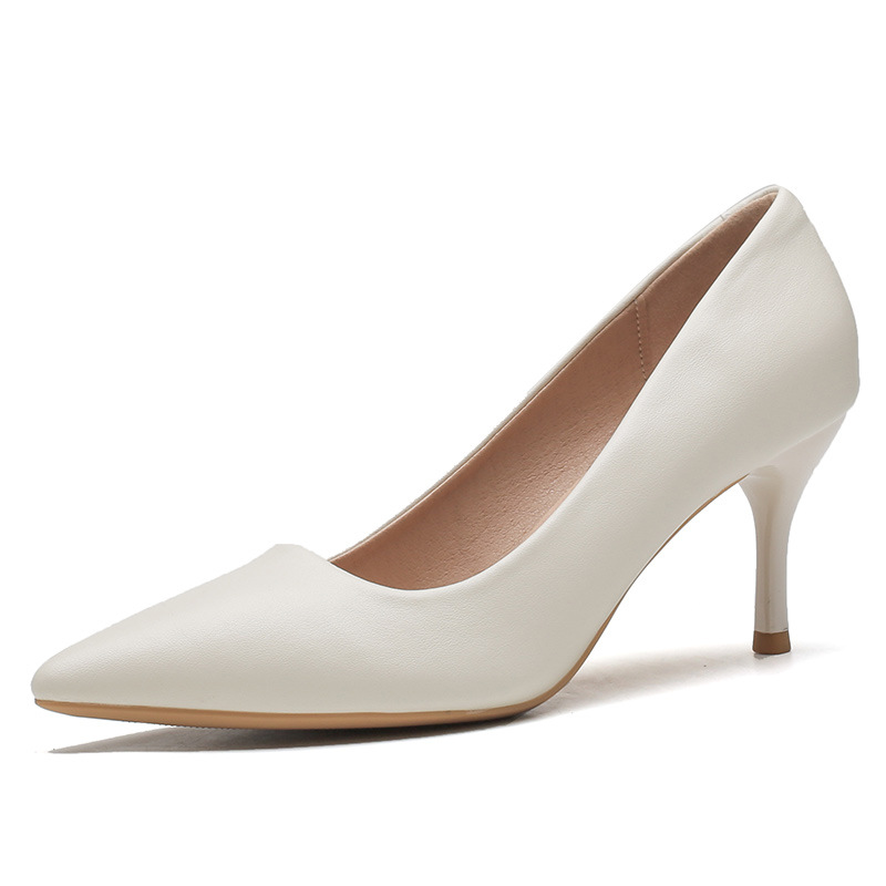 High-heeled women's slim heel  - Leatherwork In French 评论和价格