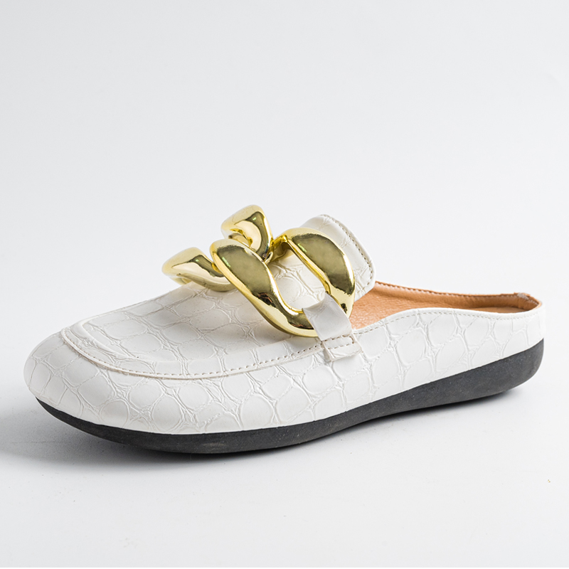 Fashion Women Slippers Plus Si - Leather Work Flats 评论和价格