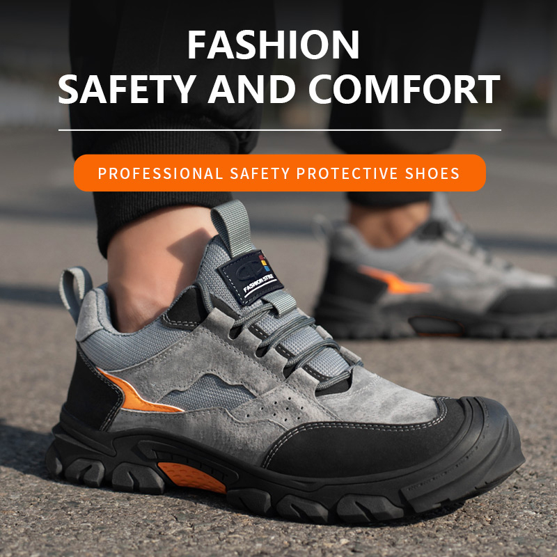 Anti-smash Puncture Proof Func - Leather Work Flats 评论和价格