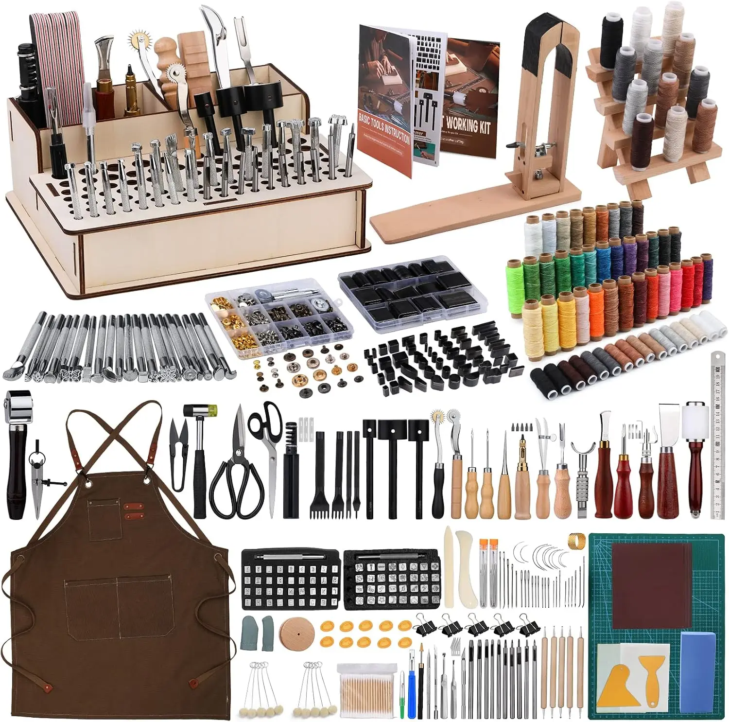 628Pcs Leather Working Tooling - Leatherwork Beginner Tools 评论和价格