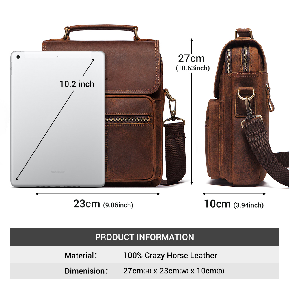 HUMERPAUL Genuine Leather Men' - Leatherwork Bag 评论和价格