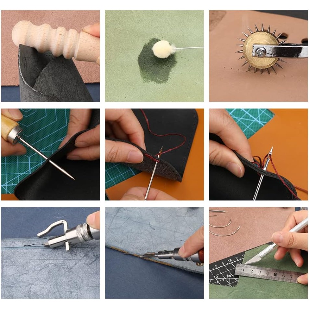 Leather Working Tools Practica - Leatherwork Beginner Tools 评论和价格