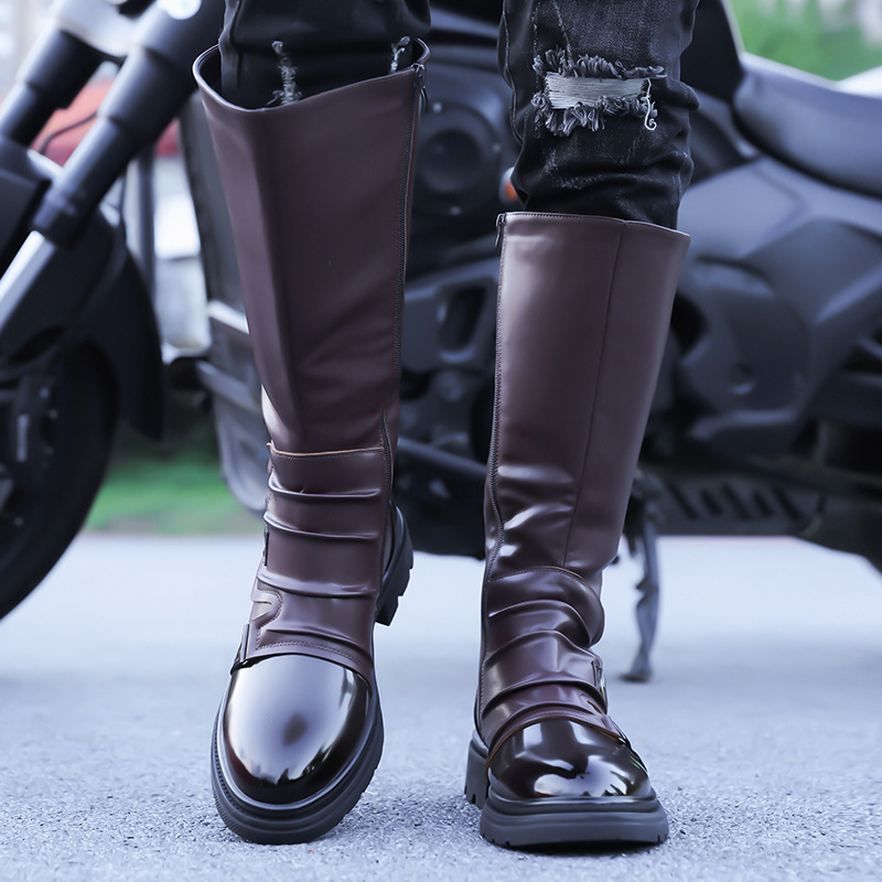 2026 New Men‘s Motorcycle Boot - Leather Work Flats 评论和价格