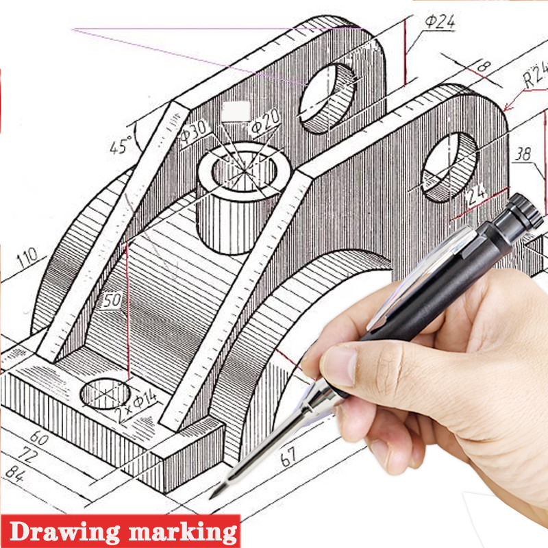 6 Colors Woodworking Automatic - Staedtler Pencil Lumocolor 评论和价格