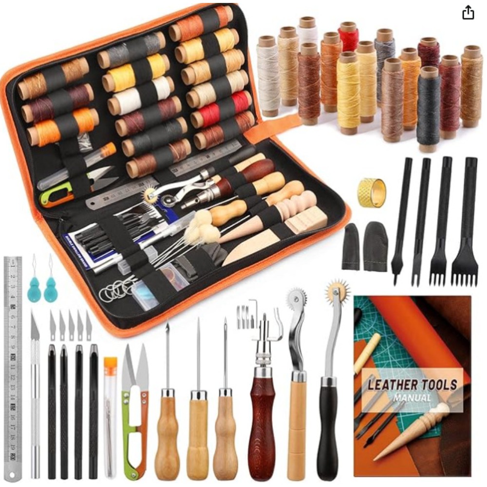 Leather Working Tools Practica - Leatherwork Beginner Tools 评论和价格