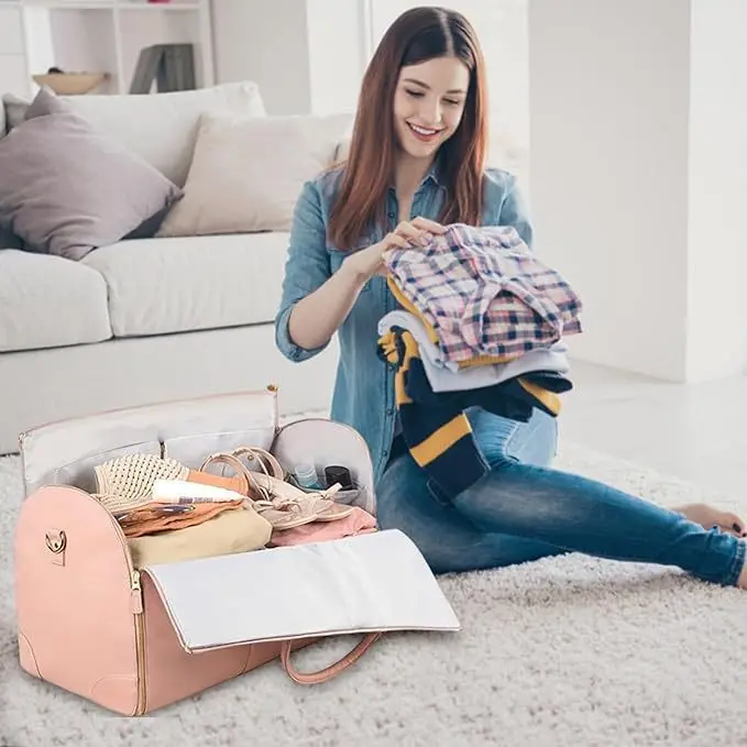 2025 New Women's Waterproof We - Leather Work Duffle Bag 评论和价格